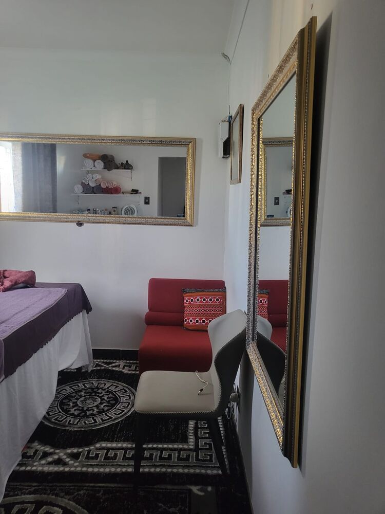 Private massage studio interior
