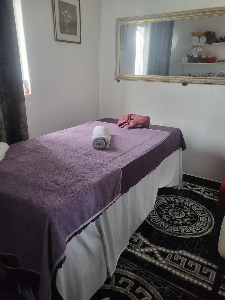 Massage treatment room